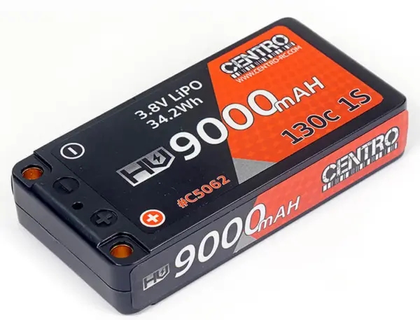 Centro Hv 1s 9000mah 3.8v 130c Hardcase Lipo Battery (5mm) – view 2