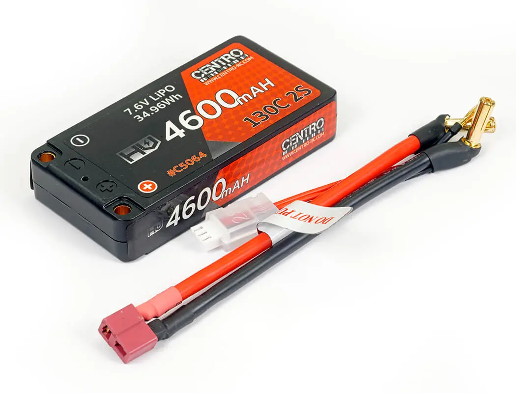 Centro Hv 2s 4600mah 7.6v 130c Hardcase Lp Shorty Lipo (5mm) – RC Batteries