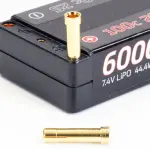 Centro Low Profile Gold Tube Adaptors for 5mm to 4mm – RC Cars