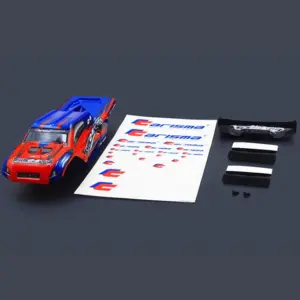 Carisma Gt24tr Truggy Body Painted Body Set (Red/Blue) – RC car body shells