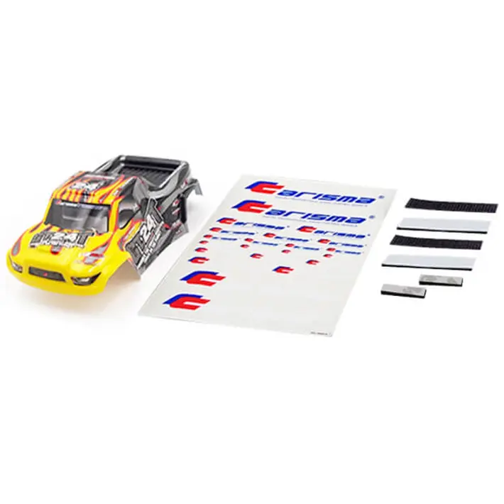 Carisma Gt24t Truck Body Paint Ed Body Set (Yellow/Black) – RC car body shells