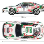 Carisma Gt24 Toyota Celica Gt-Four WRC Clear Body Set – RC car body shells