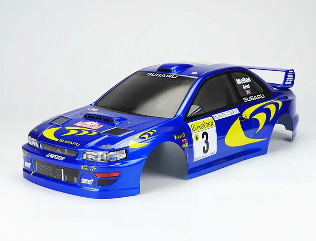 Carisma M48s Subaru WRC 1997 Painted Body Set – RC car body shells