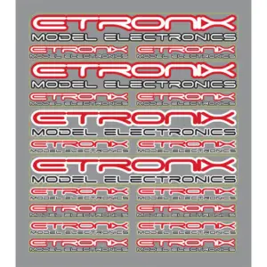 Etronix Mini Decal Sheet – RC Cars