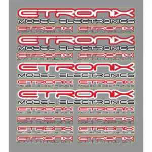 Etronix Mini Decal Sheet – RC Cars