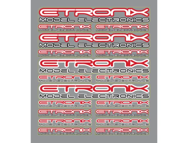 Etronix Mini Decal Sheet – view 2
