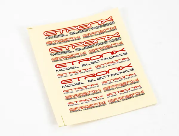 Etronix Mini Decal Sheet – view 3