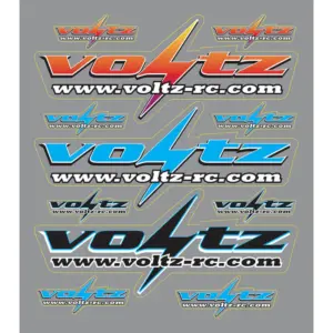 Voltz Mini Decal Sheet – RC Batteries