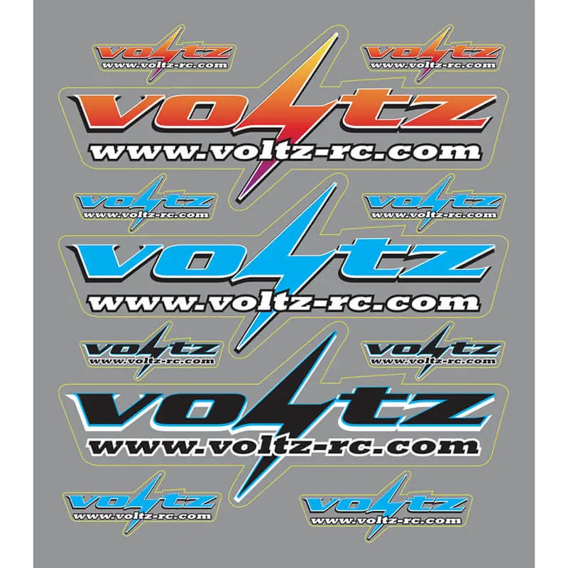 Voltz Mini Decal Sheet – RC Batteries