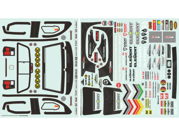Element Rc Enduro Knightwalker Decal Sheet – view 2