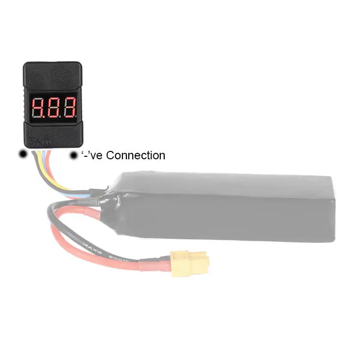 Etronix 1-8s Lipo Battery Cased Voltage Meter W/Alarm – RC Batteries