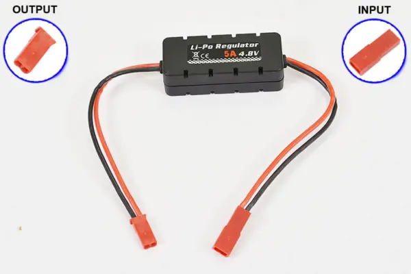 Etronix Li-Po Regulator 4.8v 5a W/Casing 20x14x49mm – view 2