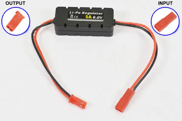 Etronix Li-Po Regulator 6.0v 5a W/Casing 20x14x49mm – view 2