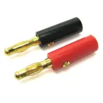 Etronix 4.0mm Gold Connector, Red & Black Banana Plugs – RC Cars