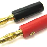 Etronix 4.0mm Gold Connector, Red & Black Banana Plugs – RC Cars