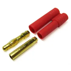 Etronix 4.0mm Gold Connector W/Housing – RC Cars