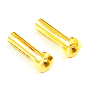 Etronix Low Profile 4.0mm Male Gold Connector (2) for Right Angle – RC Cars