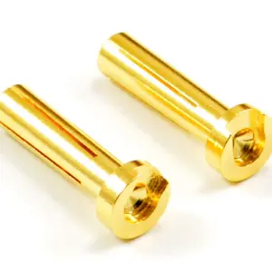 Etronix Low Profile 4.0mm Male Gold Connector (2) for Right Angle – RC Cars