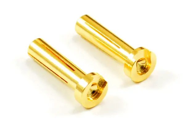 Etronix Low Profile 4.0mm Male Gold Connector (2) for Right Angle – view 2
