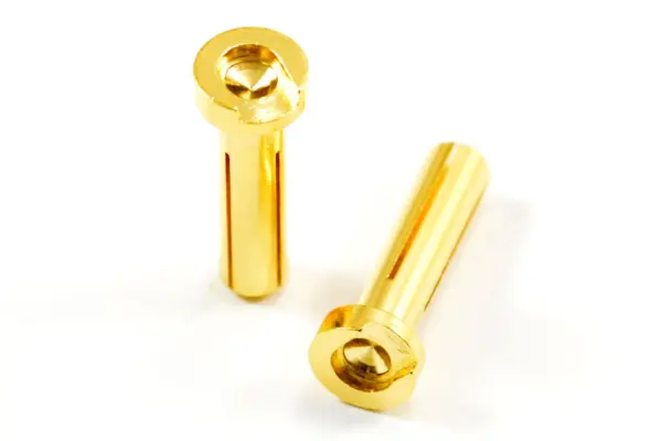 Etronix Low Profile 4.0mm Male Gold Connector (2) for Right Angle – view 3