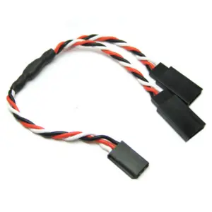 Etronix 15cm 22awg Futaba Twisted Y Extension Wire – RC Cars