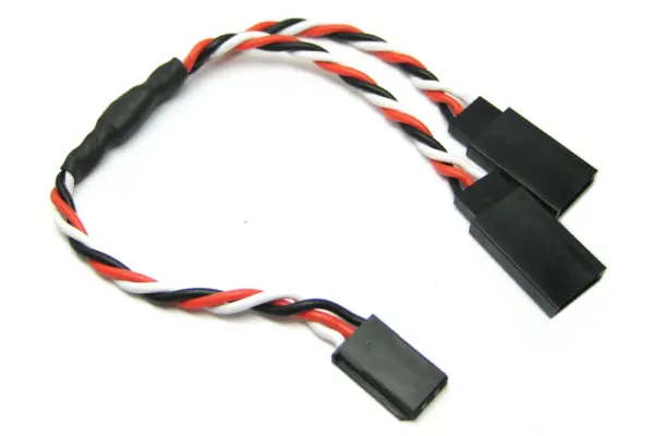 Etronix 15cm 22awg Futaba Twisted Y Extension Wire – view 2