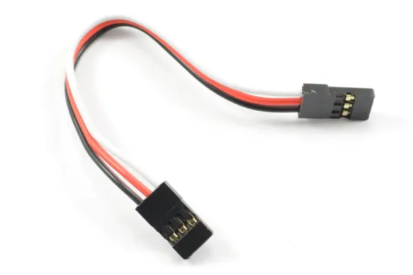 Etronix 10cm 22awg Extension Wire W/2 Jr Male Connector – view 2