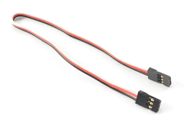 Etronix 20cm 22awg Extension Wire W/2 Jr Male Connector – view 2