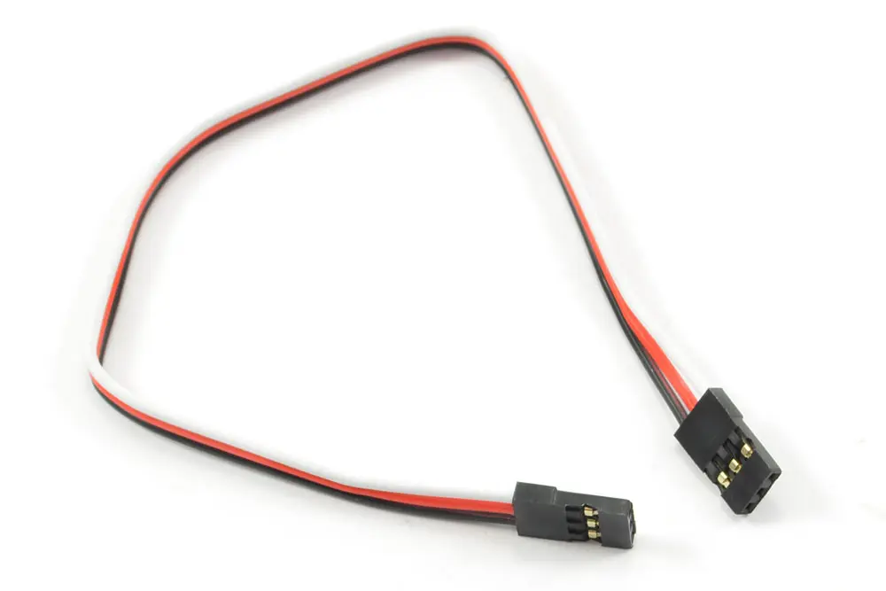 Etronix 30cm 22awg Extension Wire W/2 Jr Male Connector – RC Cars