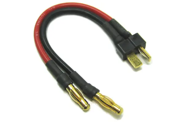 Etronix Male Deans to Two 4.0mm Male Connector Adapter – view 2