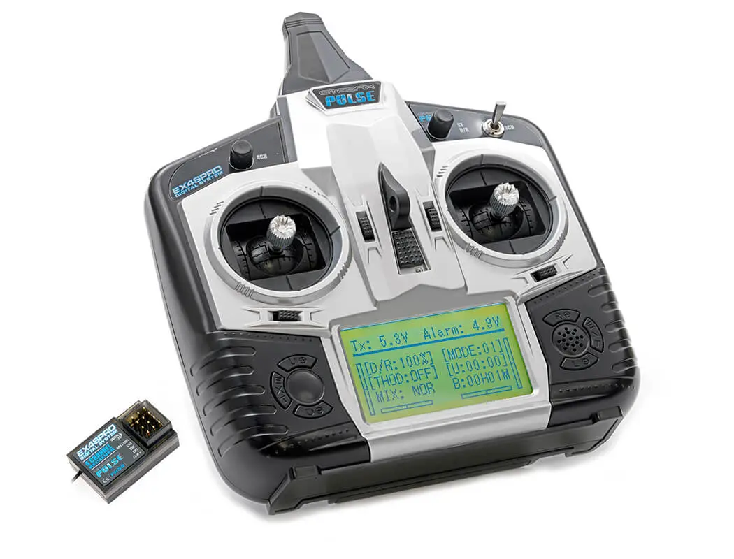 Etronix Pulse Ex4g 4ch 2.4ghz FHSS Stick Radio System – RC Transmitters