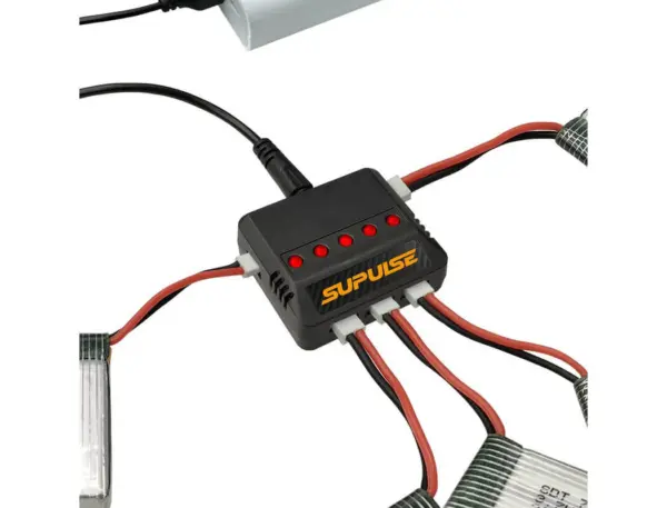 Volantex Supulse 5-in-1 Usb 1s 3.7v Micro 5-Port Lipo Charger – view 2