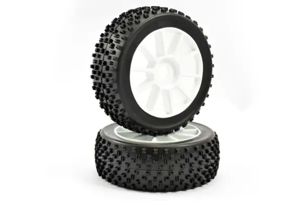 Fastrax 1/8 Premounted Buggy Tyres 'Maths /10 Spoke" – view 2