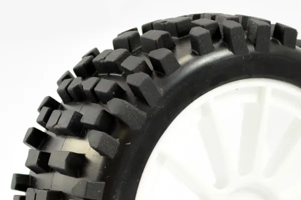 Fastrax 1/8 Premounted Buggy Tyres 'Rock-Block/12 Spoke' – view 3