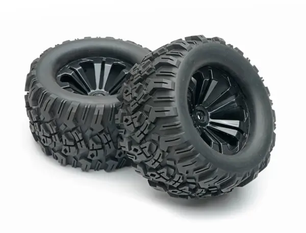 Fastrax 1/10 Mimic Truck Tyre Mounted Split-Spoke (12mm Hex) – view 3