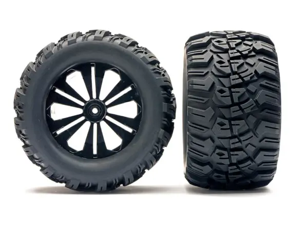 Fastrax 1/10 Mimic Truck Tyre Mounted Split-Spoke (12mm Hex) – view 5