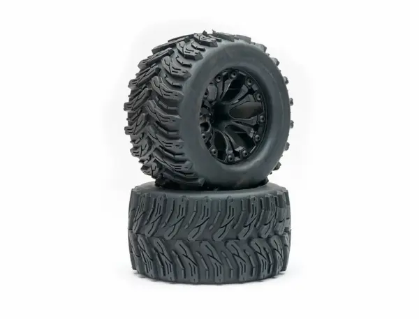 Fastrax 1/10 T-Bone Truck Tyre Mounted Split-Spoke (12mm Hex) – view 2