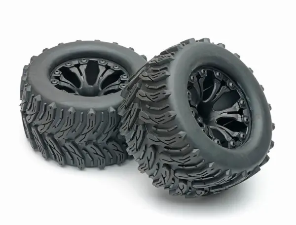 Fastrax 1/10 T-Bone Truck Tyre Mounted Split-Spoke (12mm Hex) – view 3