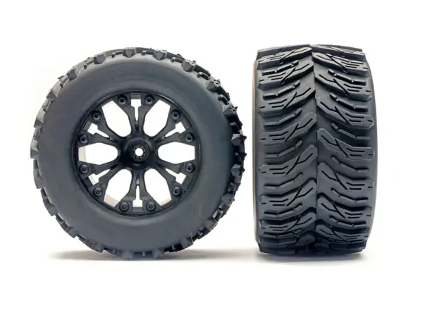Fastrax 1/10 T-Bone Truck Tyre Mounted Split-Spoke (12mm Hex) – view 5
