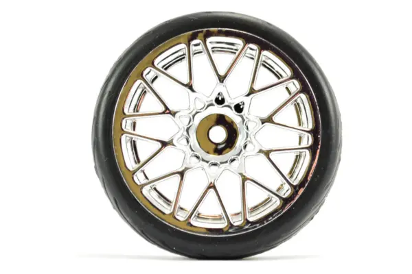 Fastrax 1/10 Street/Tread Tyre Star Spoke Chrome Wheel – view 4
