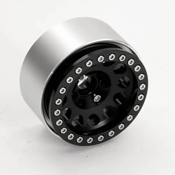Fastrax Aluminium Beadlock Sixo 1.9" Wheels - Black (4pc)