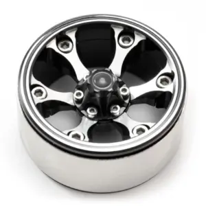 Fastrax 1.9" Heavy Duty 6-Spoke Alloy Beadlock Wheels (X2) (106g Each)