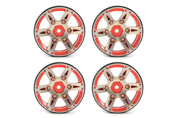 Fastrax 1.9" Heavyweight Split 6-Spoke Alloy Beadlock Wheels – view 2