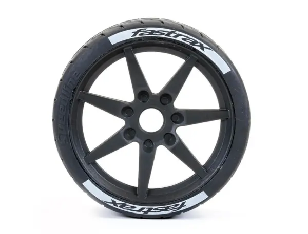 Fastrax Supaforza Front 45° Tyres/Black 17mm Hex Wheels – view 2