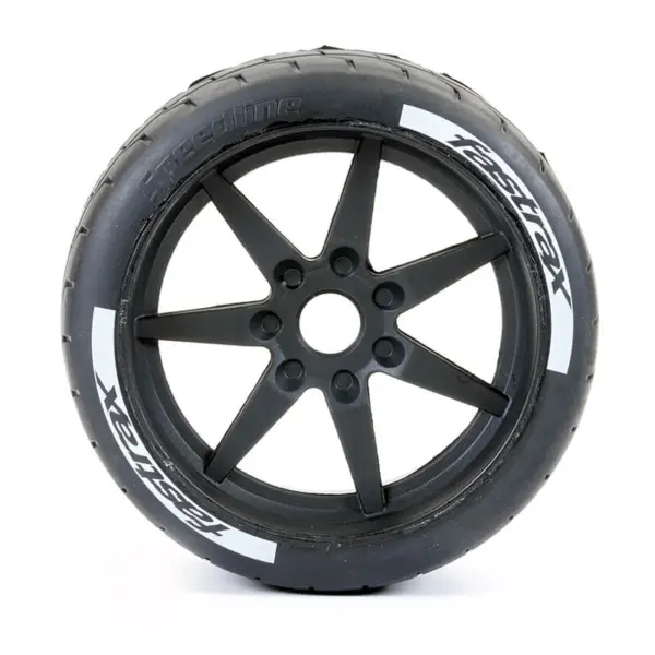 Fastrax Supaforza Wide Rear 45° Tyres/Black 17mm Hex Wheels
