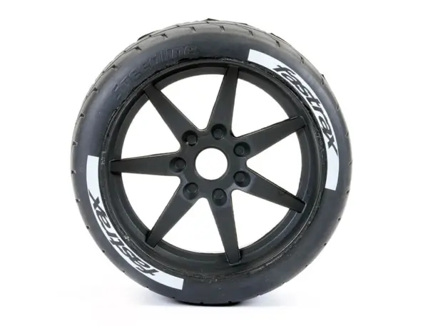 Fastrax Supaforza Wide Rear 52° Tyres/Black 17mm Hex Wheels – view 2