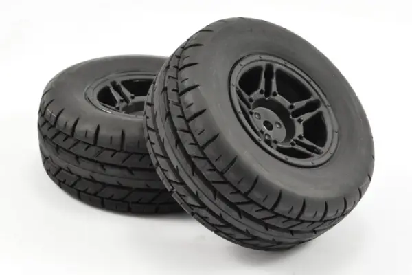 Fastrax 1:10 Sc Eagle Mounted 5-Spoke Black (Slash Fr) – view 2