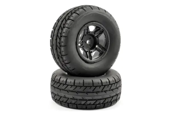 Fastrax 1:10 Sc Eagle Mounted 5-Spoke Black (Slash Fr) – view 4