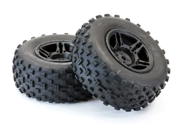 Fastrax 1:10 Sc Rock Block MTD 5-Spoke Black (Slash Rr/Blitz) – view 3