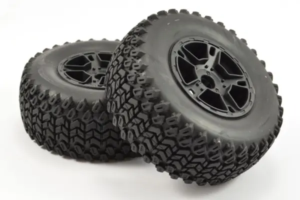 Fastrax 1:10 Sc Zigzag Mounted 5-Spoke Black (Slash Rr/Blitz) – view 2